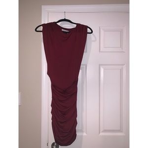 Sleeveless Stretchy Bodycon Dress- Wine Sz S BNWT